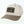 cream hat with gray brown bill and gray brown patch on the front with black waves and flora bama text