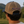 view of back of woven hat with red white and blue flora bama logo