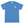 Blue t-shirt with a logo on the chest against a white background