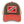 black and red hat with flora bama on red patch