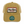 khacki hat with tan patch, red lining on top black lining on bottom and flora bama text