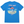 Blue t-shirt with 'Flora-Bama' and beach scene design on a white background