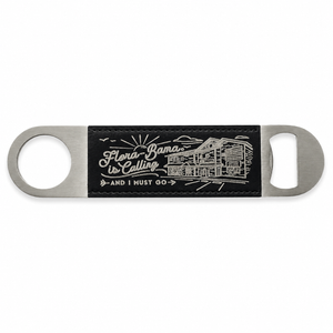 flora bama is calling on a black bottle opener
