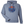 blue hoodie sweatshirt with bottlecap drawing on front with flora bama text and palm tree