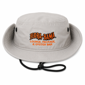 flora bama bucket hat with khacki