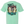 teal t-shirt with a graphic design of two bushwackers and the flora bama buidling  on the back 