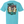 light blue t-shirt with a graphic design of two bushwackers and the flora bama buidling  on the back 