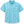 Blue short-sleeve shirt with fish pattern on a white background
