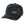 A black and blue camouflage Flora-Bama cap with black patch on lower front left corner.