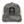 gray camo hat with black and white palm tree patch