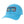 A blue Flora-Bama cap with a curved visor and a patch on the front featuring the Flora-Bama text in dark blue with a palm tree and colored lines