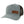 blue cordorouy hat with brown mesh back and brown leather flora bama logo patch