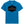 A blue t-shirt with a graphic wave print on the front that includes the text 'FLORA-BAMA' 