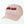 pink baseball cap with red flora bama embroidered logo on front with white text below