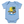 blue onesie with fish playing guitar