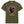 Olive green t-shirt with a graphic of a black dog wearing a red cap and bandana, and text 'Flora-Bama' 