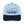 light blue trucker hat with white flora bama logo