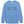 A light blue long-sleeve t-shirt with 'FLORA BAMA' printed across the chest in a dark teal block font, with 'perdido key' in white script underneath. The shirt is displayed flat against a solid white background.