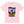 A pink short-sleeve crewneck t-shirt featuring a colorful graphic print on the front. The graphic displays a purple sea turtle, yellow tropical fish, and the text 'FLORA-BAMA' and 'ON THE FLORIDA - ALABAMA LINE!'.