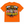Orange t-shirt with a skull and crossed bananas graphic and 'Flora-Bama' text on a white background