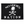Flag with 'No Shoes Nation' text and skull design on a black background