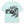 Light blue t-shirt with black graphic of a store and motorcycles on a white background