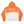 Orange and white hoodie with 'Flora-Bama' text on a white background