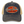 denim hat with orange patch and flora bama script