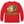 Red long-sleeve shirt with colorful parrot graphic and 'Flora-Bama' branding 