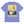 Blue t-shirt with a graphic design of a sailboat and text on the back