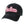 A black baseball cap with 'Flora-Bama' written in pink sequins on the front.