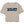 A beige colored crop crew t-shirt with a waffle fabric texture and a graphic print of palm trees 