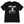 Black t-shirt with 'Flora-Bama Yacht Club' graphic design on a white background