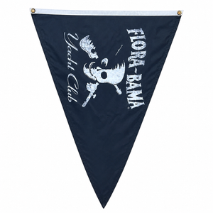 Blackflag with florabama yacht club and skull and crossbones