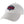 white hat with flora bama on blue patch outlined in white on front