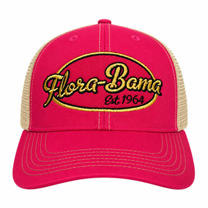 pink youth oval logo hat
