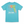 Turquoise t-shirt with a colorful Florida map graphic and 'flora bama' text on a white background