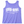 Purple tank top with white text on a white background