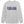 A heather gray long-sleeve t-shirt with 'FLORA-BAMA' printed across the chest in navy blue, with 'central bay' in red script underneath.