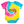 Tie-dye baby onesie with 'Flora-Bama' text on a white background
