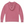 A dusty rose pink hooded sweatshirt with a unique gathered, ruched neckline, displayed flat against a solid white background.
