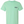 Mint green t-shirt with a logo on the chest against a white background